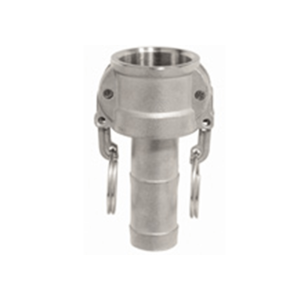 Acople SS316 C 3/4" Hembra Espiga NPT